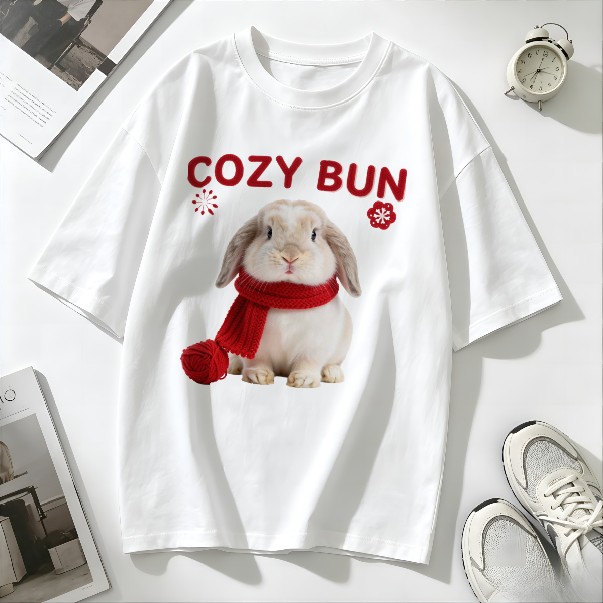 T Shirts Pet Printed Regular D - Embroidery Moisturizer ulasan dan harga