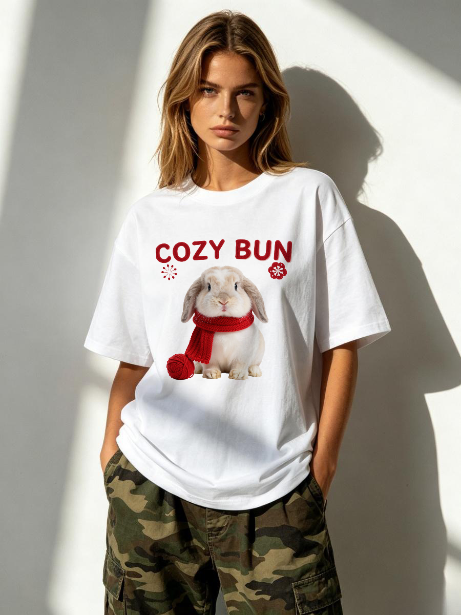 T Shirts Pet Printed Regular D - Embroidery Moisturizer ulasan dan harga
