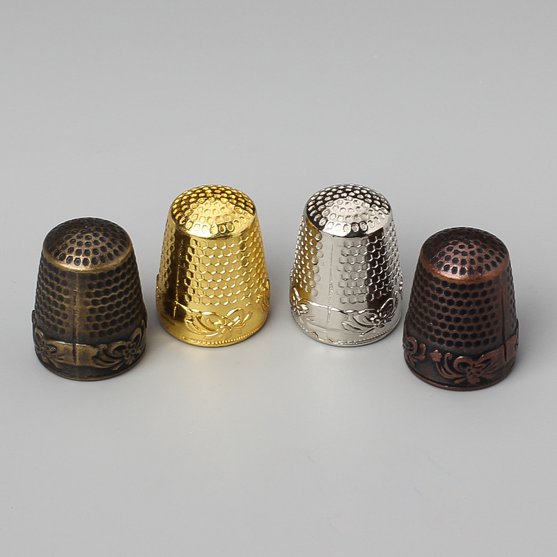 Thimble Ring Retro Finger Prot - Embroidery Ring ulasan dan harga