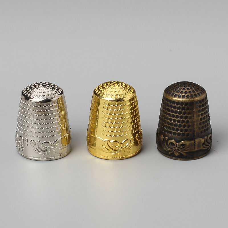 Thimble Ring Retro Finger Prot - Embroidery Ring ulasan dan harga