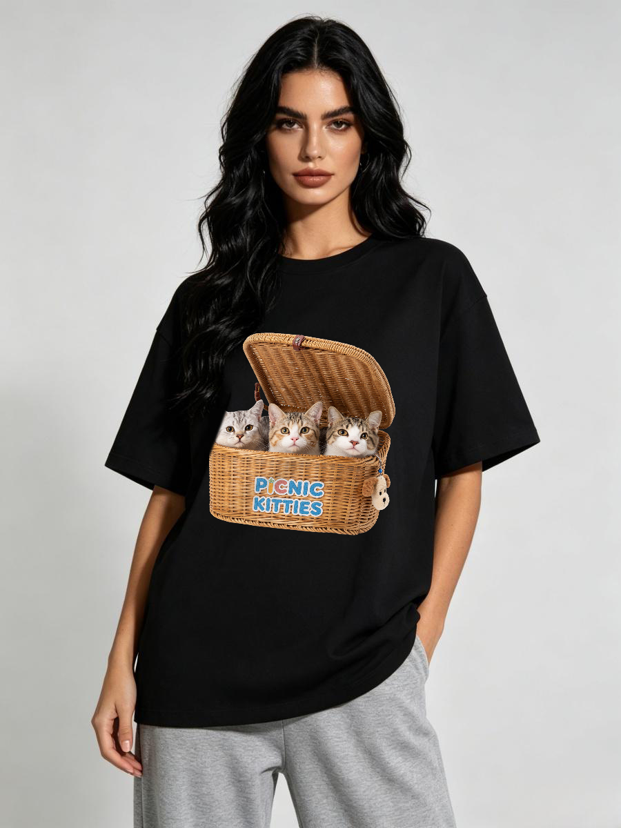T Shirts Pet Printed Regular C - Embroidery Moisturizer ulasan dan harga