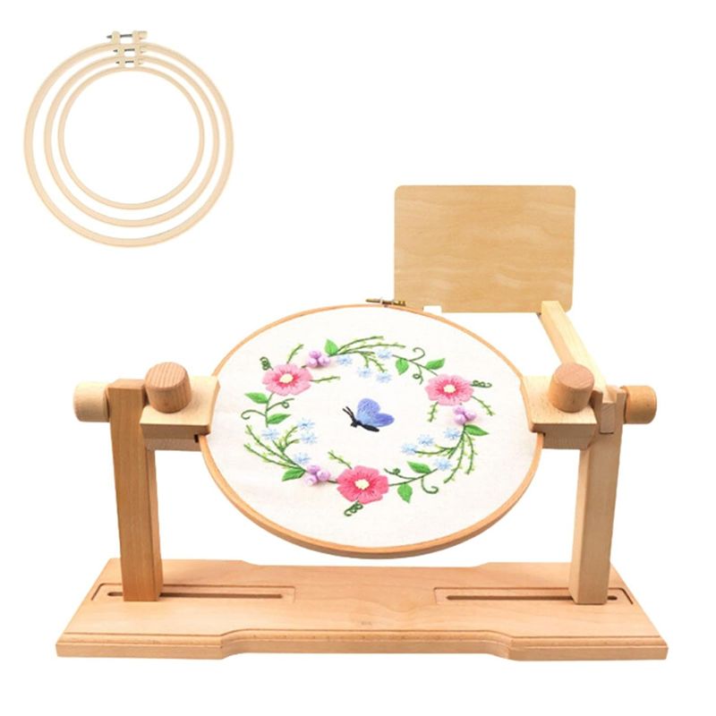 A24F-Adjustable Embroidery Hoo - Embroidery Hoop Stand ulasan dan harga