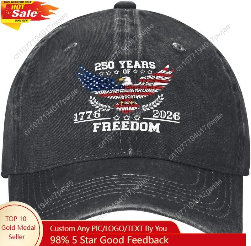 US 250th Anniversary Freedom C - Embroidery Cap ulasan dan harga