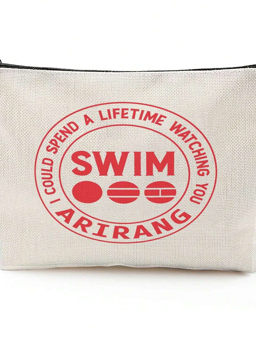 Red Swim Arirang Stamp Logo Ca - Embroidery Logo ulasan dan harga