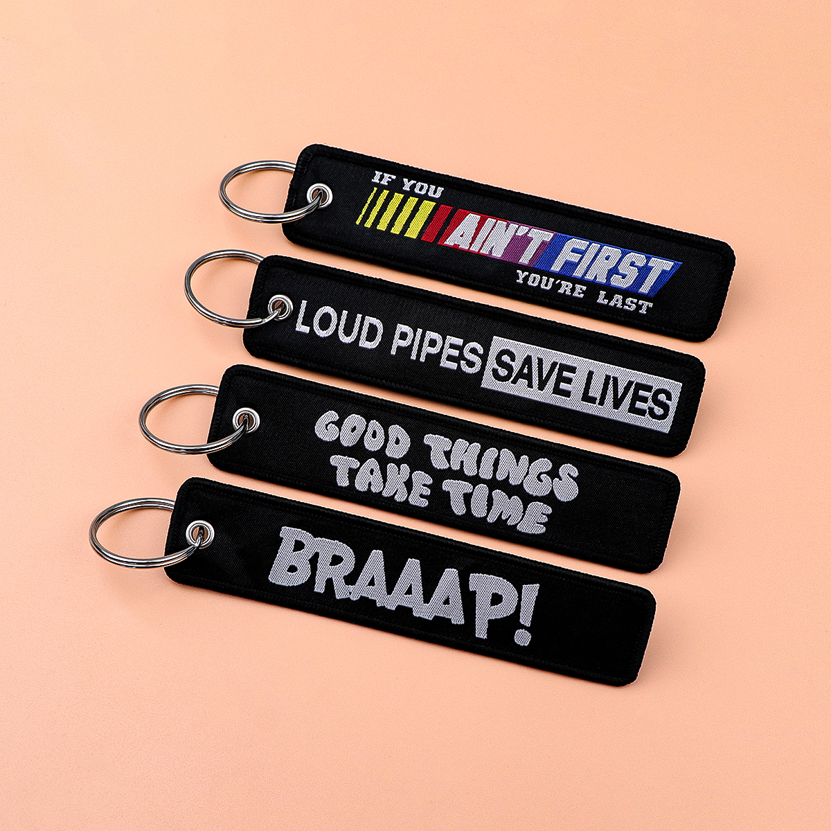 Good Things Take Time Key Fobs - Embroidery Ring ulasan dan harga
