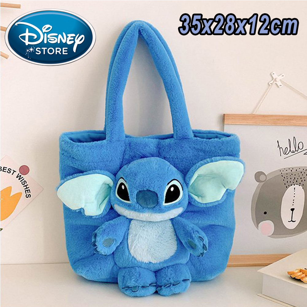 2026 Stitch Plush Backpack Ins - Embroidery Bag ulasan dan harga