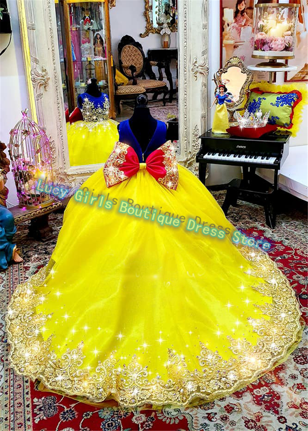 Luxuriously Yellow Flower Girl - Embroidery Yellow Flower ulasan dan harga