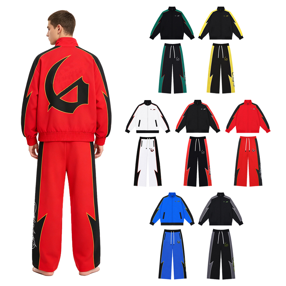 Y2k Streetwear Men's Sets Two  - Embroidery Letter ulasan dan harga