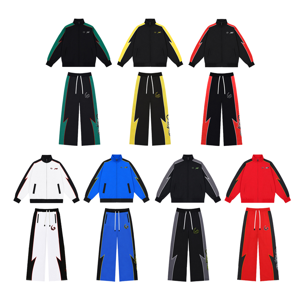 Y2k Streetwear Men's Sets Two  - Embroidery Letter ulasan dan harga