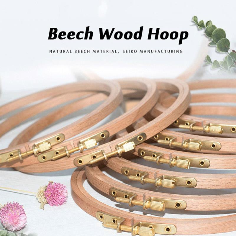 1pcs High Quality Beech Wood E - Embroidery Hoop Stand ulasan dan harga