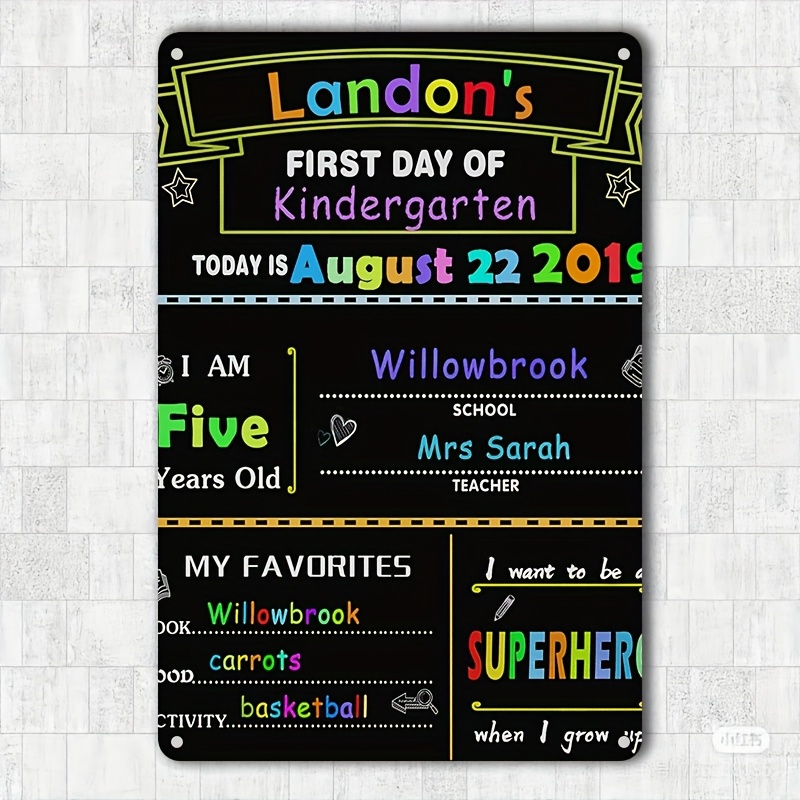Kindergarten First Day of Scho - Embroidery Water ulasan dan harga