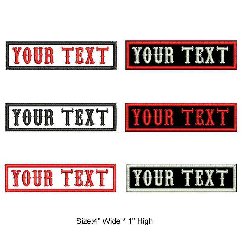 4 inches wide Rectangular cust - Embroidery Quote ulasan dan harga