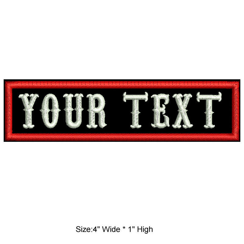4 inches wide Rectangular cust - Embroidery Quote ulasan dan harga