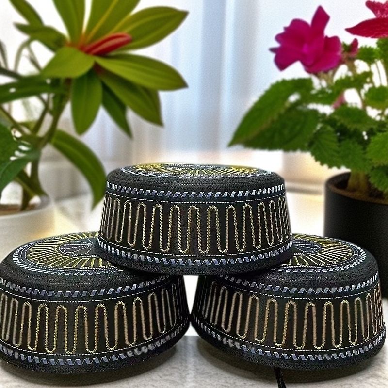 Muslim Caps For Men Clothing T - Embroidery Topi ulasan dan harga