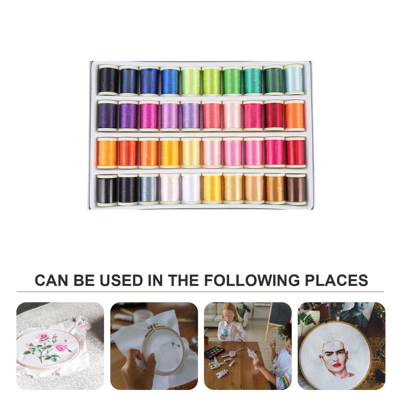 40 Rolls Household Embroidery  - Embroidery Kit ulasan dan harga