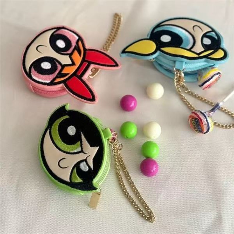 Kawaii Anime The Powerpuff and - Embroidery Bag ulasan dan harga