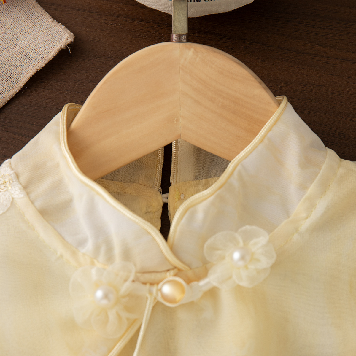 Summer New Baby Girl Yellow Dr - Embroidery Yellow Flower ulasan dan harga