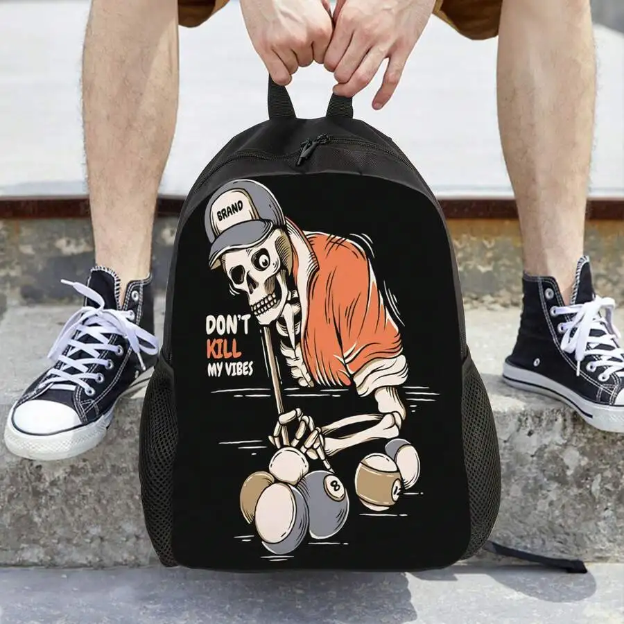 Stylish Casual Backpack With S - Embroidery Letter ulasan dan harga