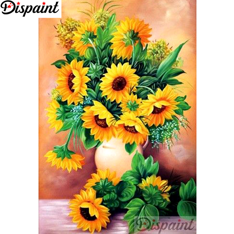 Dispaint Full Square/Round Dri - Embroidery Yellow Flower ulasan dan harga