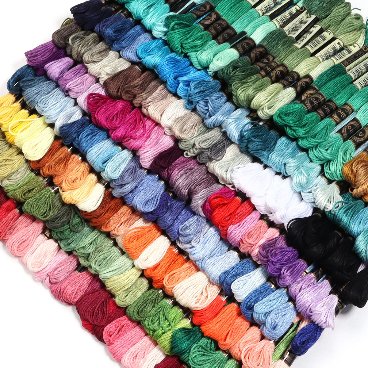 6Pcs/Lot Multicolor Polyester  - Embroidery Kit ulasan dan harga