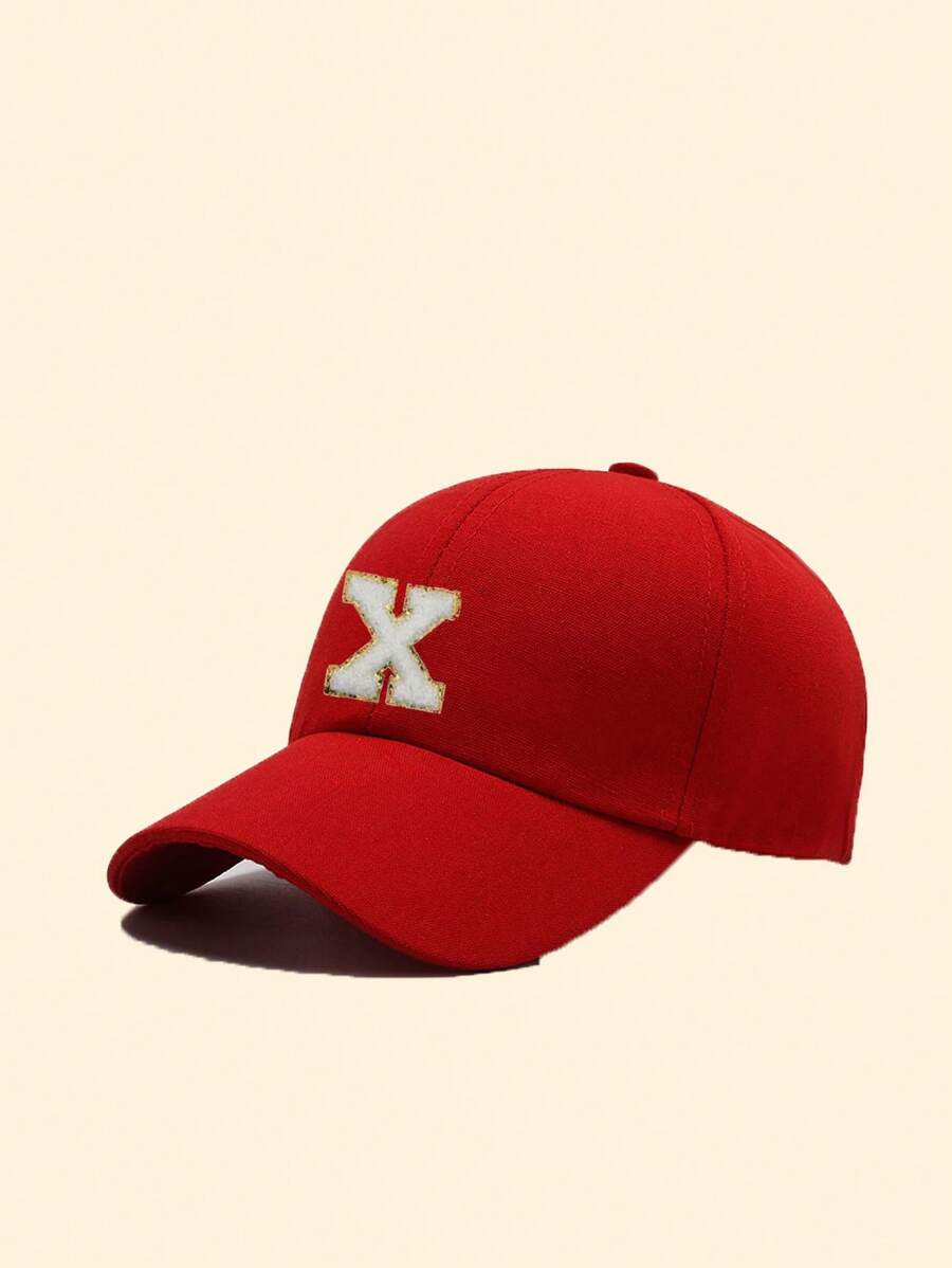 Adult Blue Baseball Cap With W - Embroidery Letter ulasan dan harga