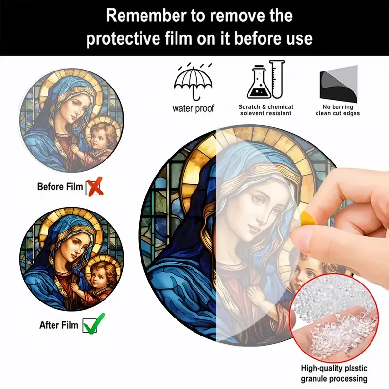 Christian Religion Mary Suncat - Embroidery Garden ulasan dan harga