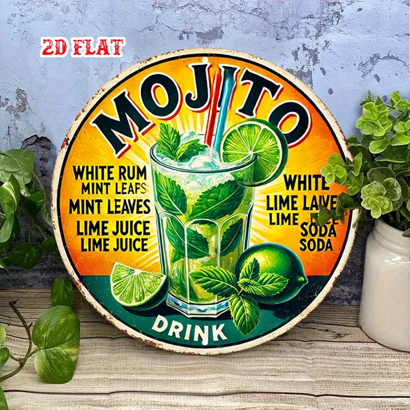 2D Flat 1pc Moo Round Aluminum - Embroidery Water ulasan dan harga