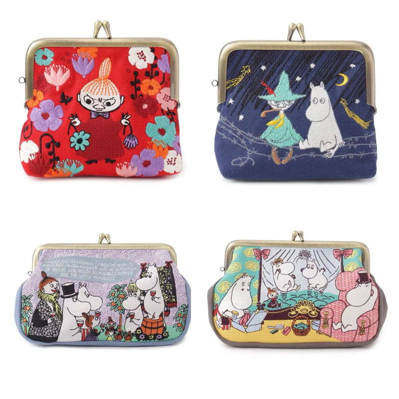 Hot Anime Moomin Kawaii Series - Embroidery Bag ulasan dan harga