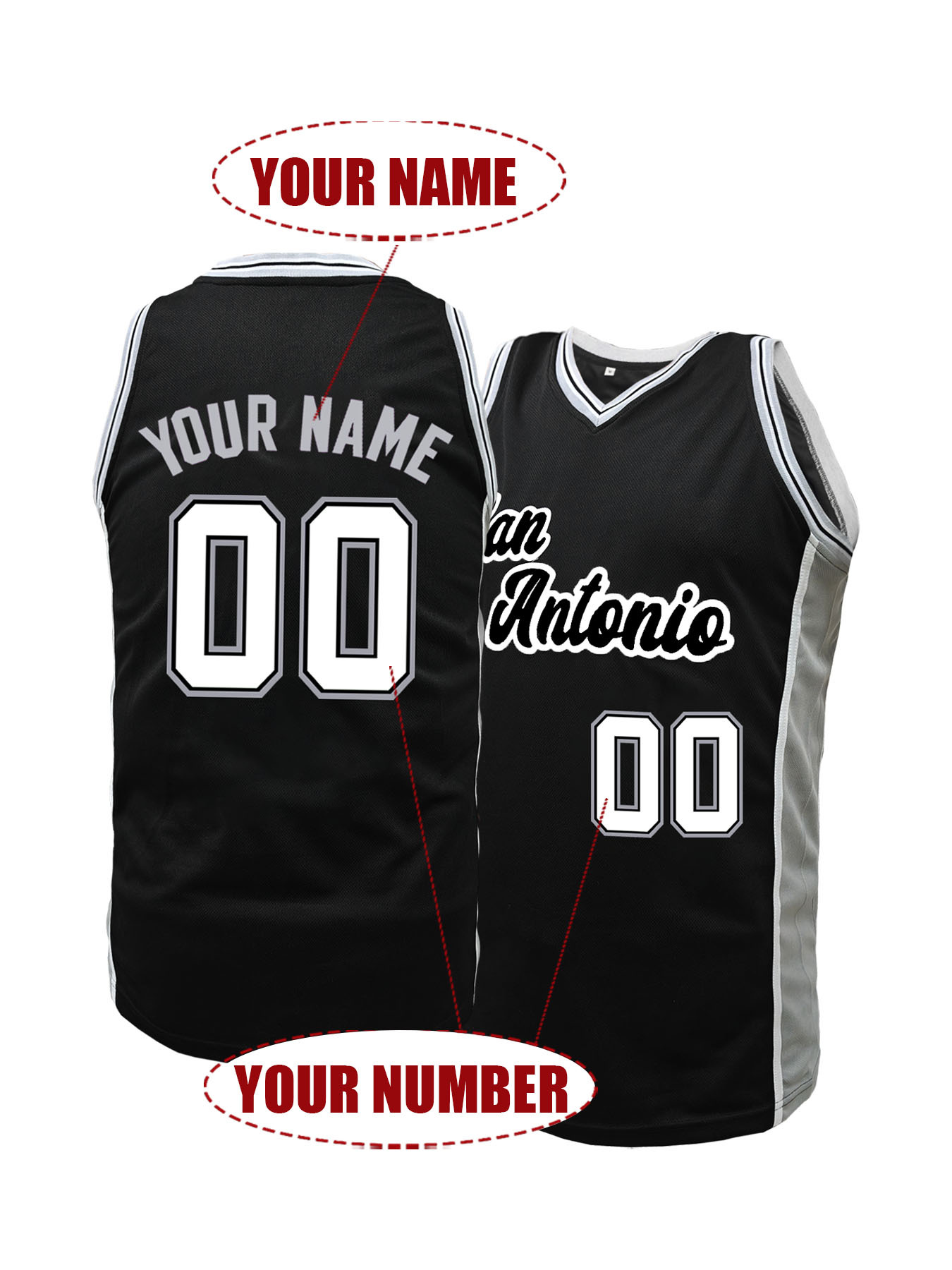 Custom Embroidered San Antonio - Embroidery Jersey ulasan dan harga