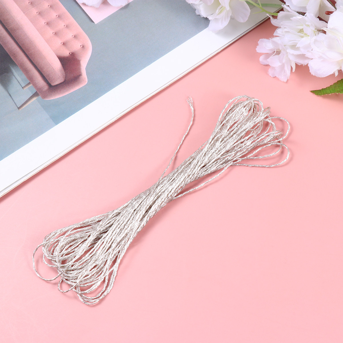 12Pcs Metallic Sewing Thread S - Embroidery Kit ulasan dan harga