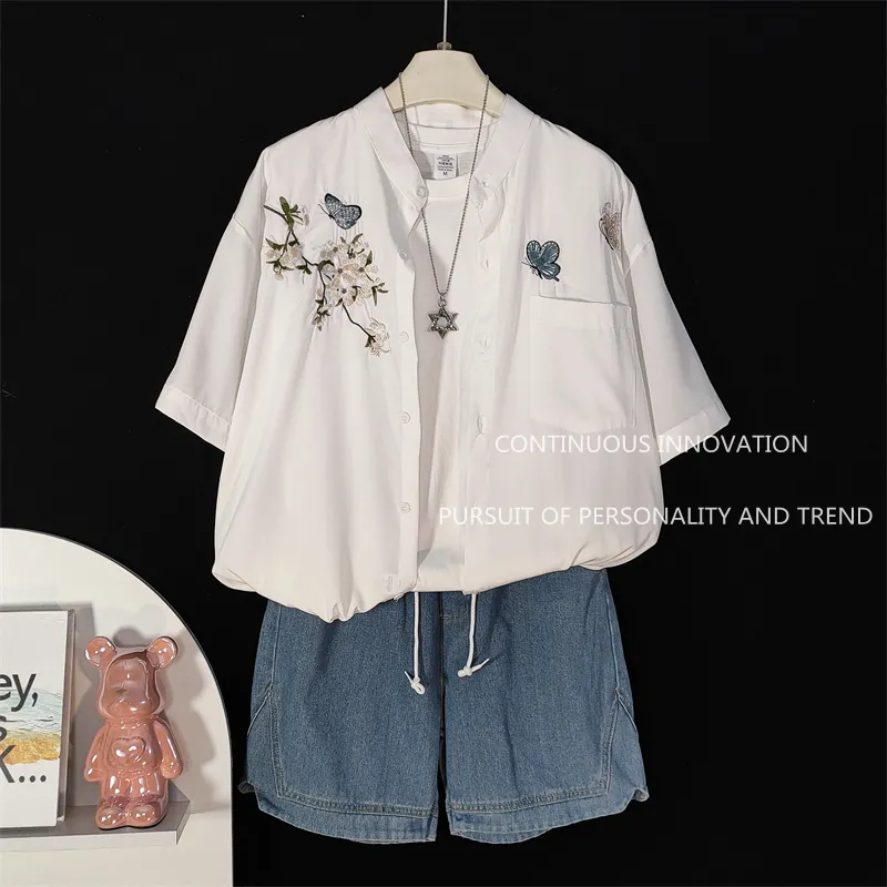 Men's 3 Piece Set Chinese Styl - Embroidery Outfit ulasan dan harga