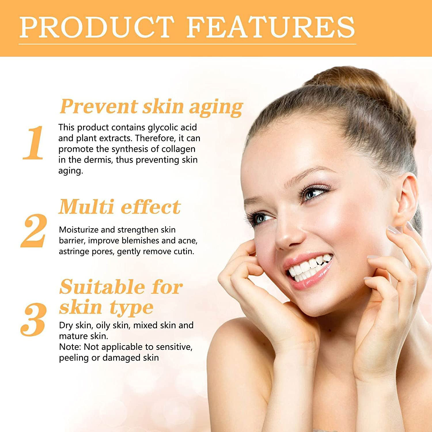 100ml Glycolic Acid 7% Toning  - Embroidery Moisturizer ulasan dan harga