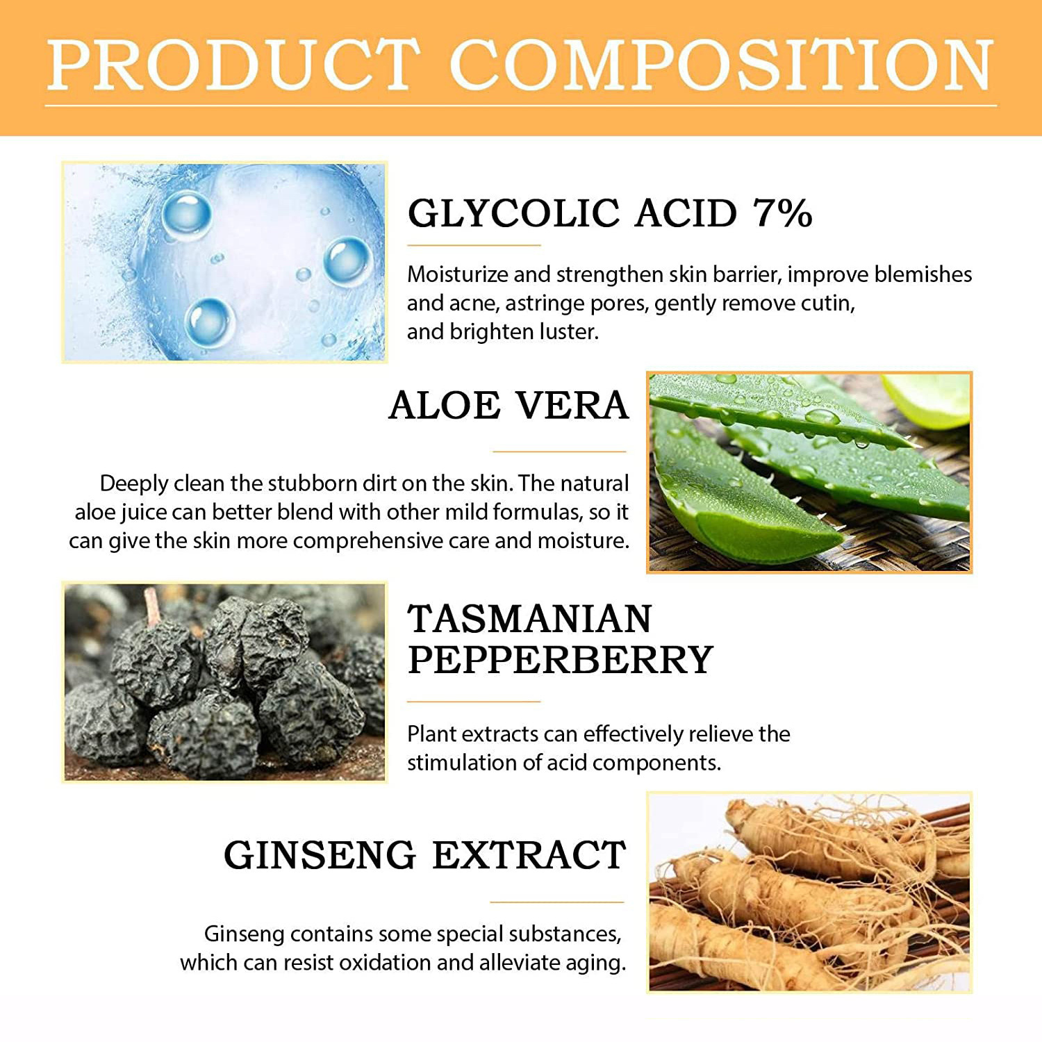 100ml Glycolic Acid 7% Toning  - Embroidery Moisturizer ulasan dan harga