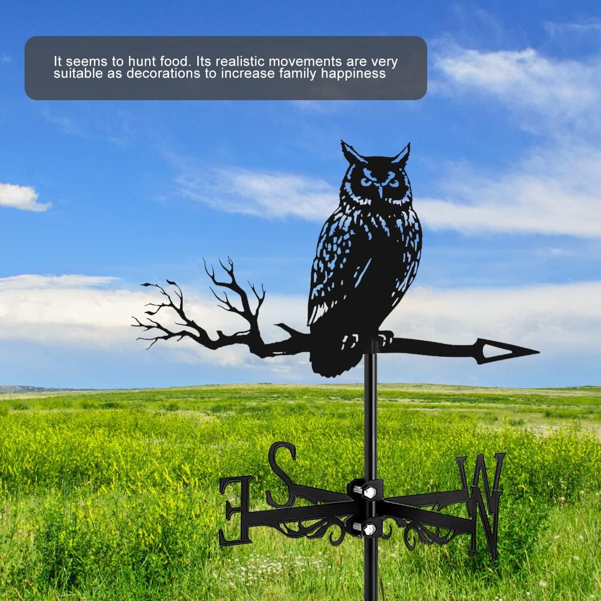 Owl Vane, Simulation Art, Home - Embroidery Garden ulasan dan harga