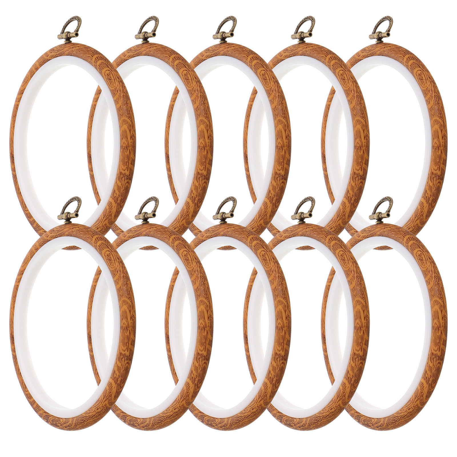 10Pcs Embroidery Hoops Cross S - Embroidery Hoop Stand ulasan dan harga