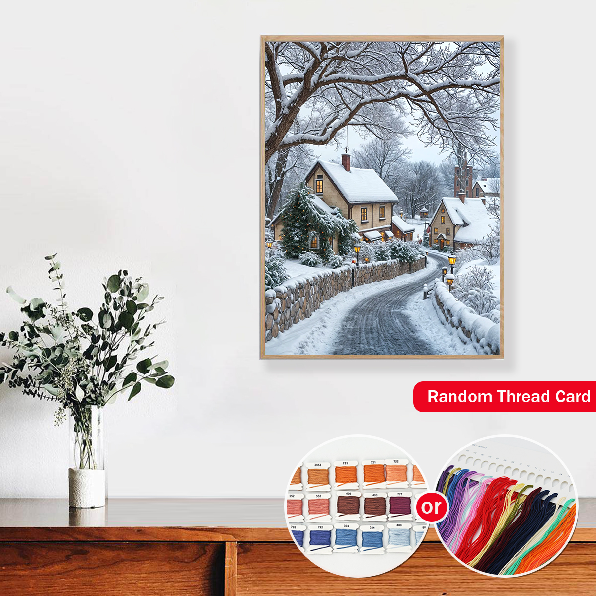 ZUOANLF DIY Cross Stitch Kit 3 - Embroidery Meaning ulasan dan harga