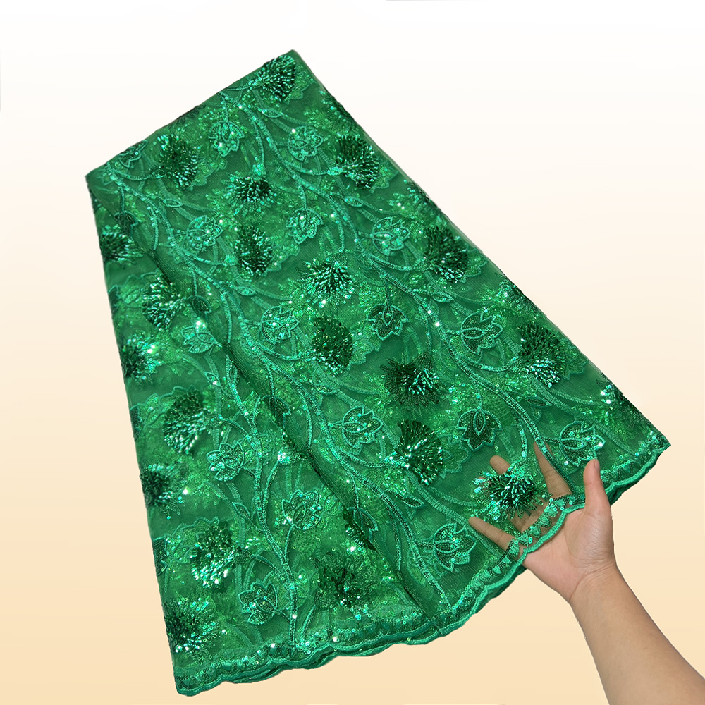 LACE French Lace Fabrics 5 Yar - Embroidery Jersey ulasan dan harga