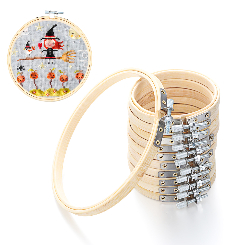 8/10/13/15/18/30cm Embroidery  - Embroidery Ring ulasan dan harga