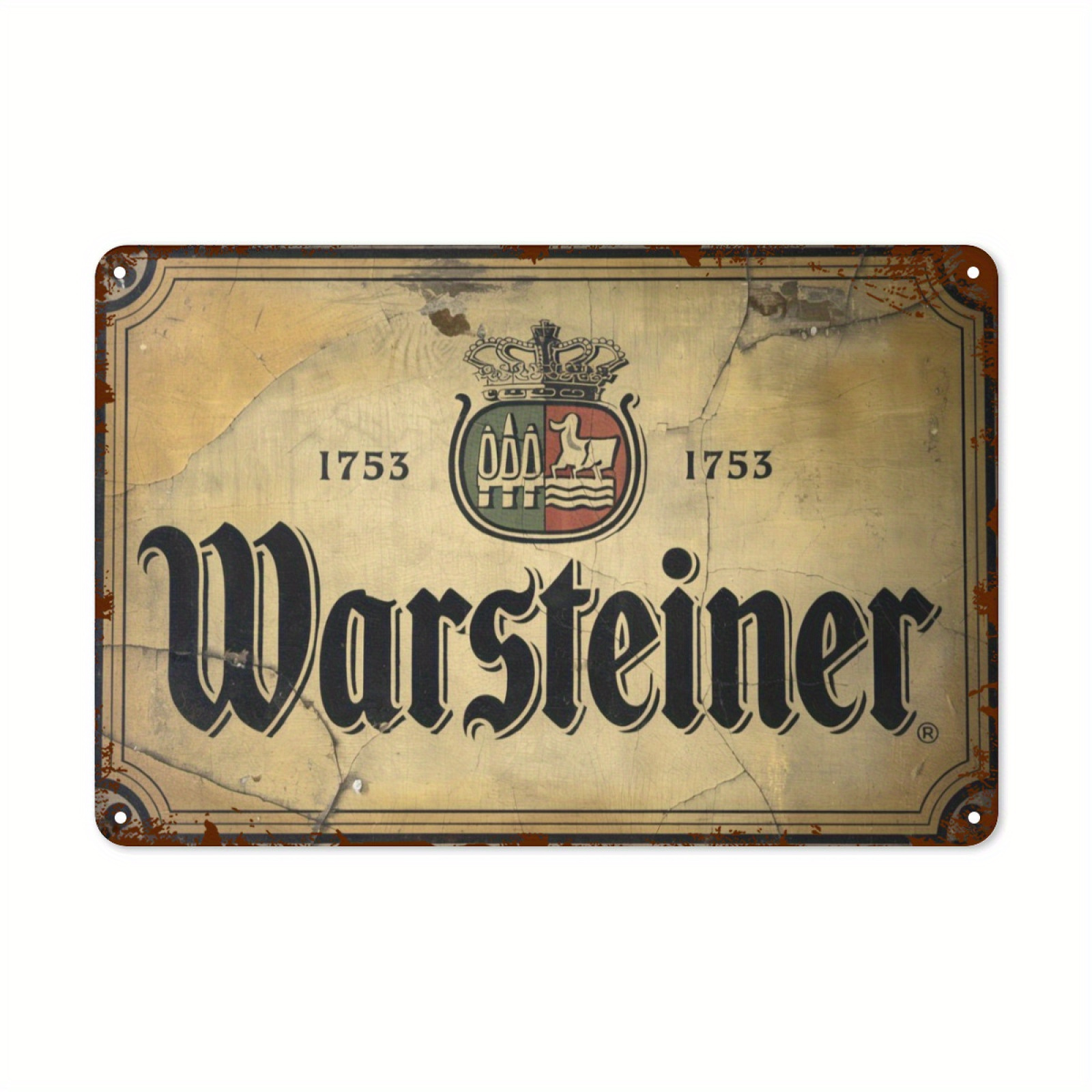 Vintage Warschiner Beer Metal  - Embroidery Garden ulasan dan harga