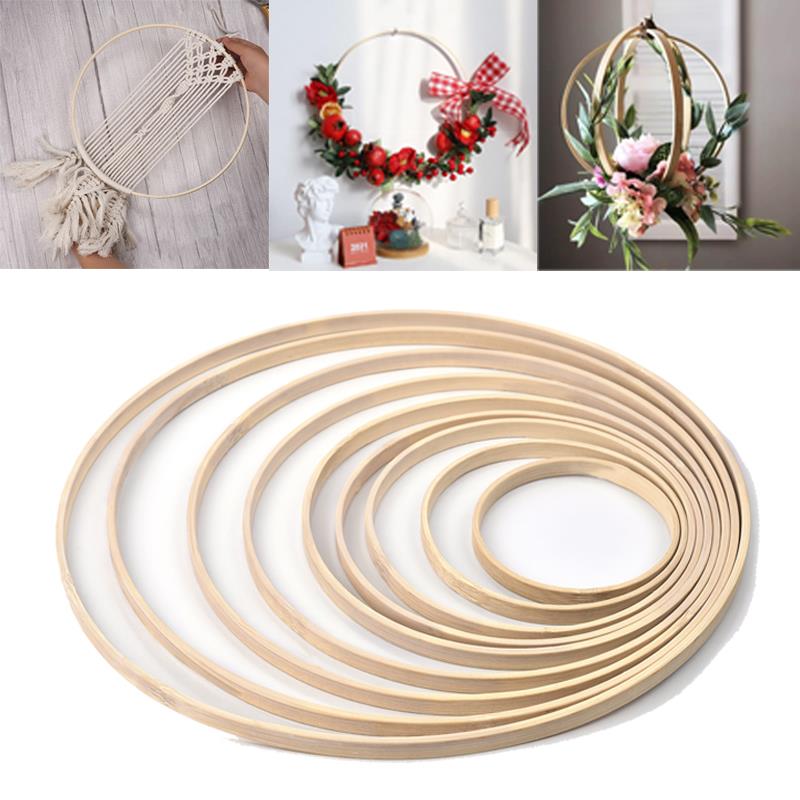 1/5Pcs 8-33cm Wooden DIY Handm - Embroidery Hoop Stand ulasan dan harga
